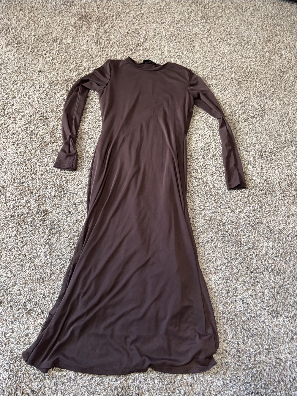 Brown maxi dress